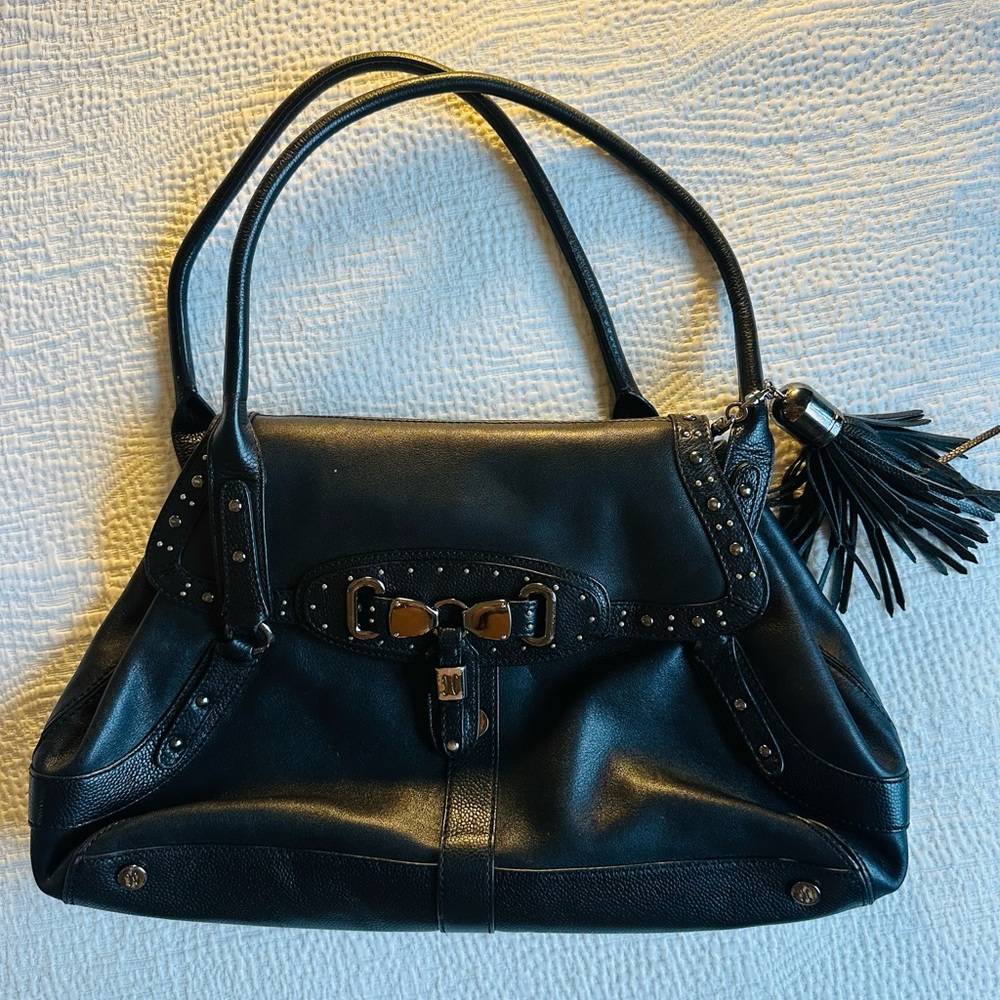 Cole Haan Black Leather Shoulder Bag